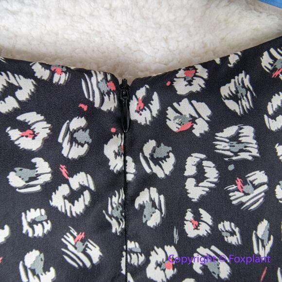 New!  Bailey 44 Olivia‎ Puff-Sleeve Leopard Print Dress, women size 0 - Picture 13 of 15